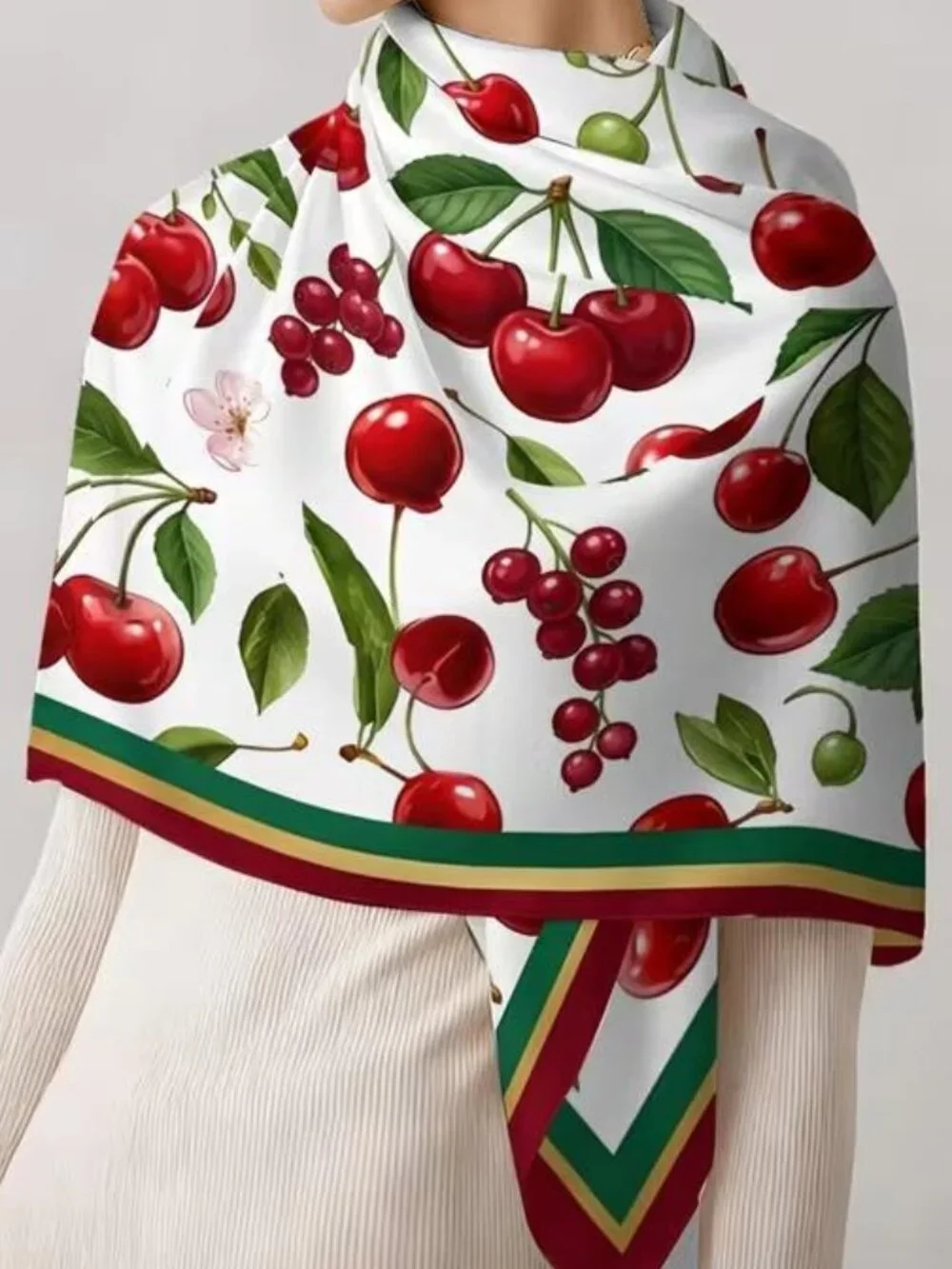 SWEET CHERRIES SCARF